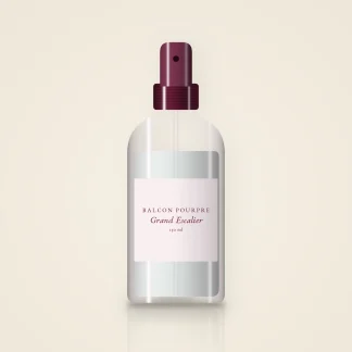 Brume Grand Escalier souriante à la framboise – Balcon Pourpre, flacon spray 150 ml
