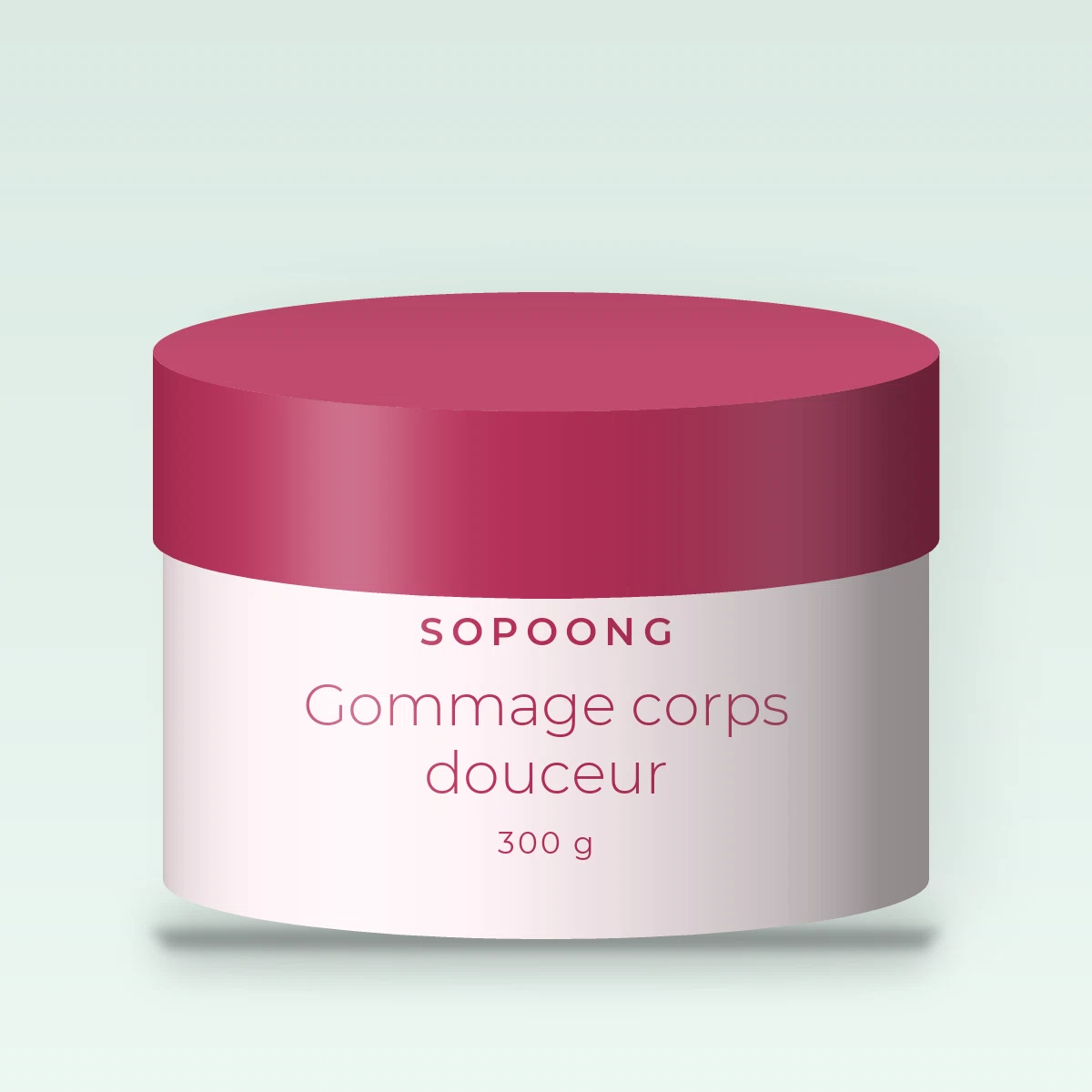Gommage corps douceur au sucre et au sel marin – Sopoong, pot 300 g