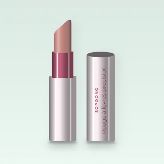 Rouge à lèvres précision à l'huile d'avocat – Sopoong, étui 3,5 g, teinte 02 Nude rosé