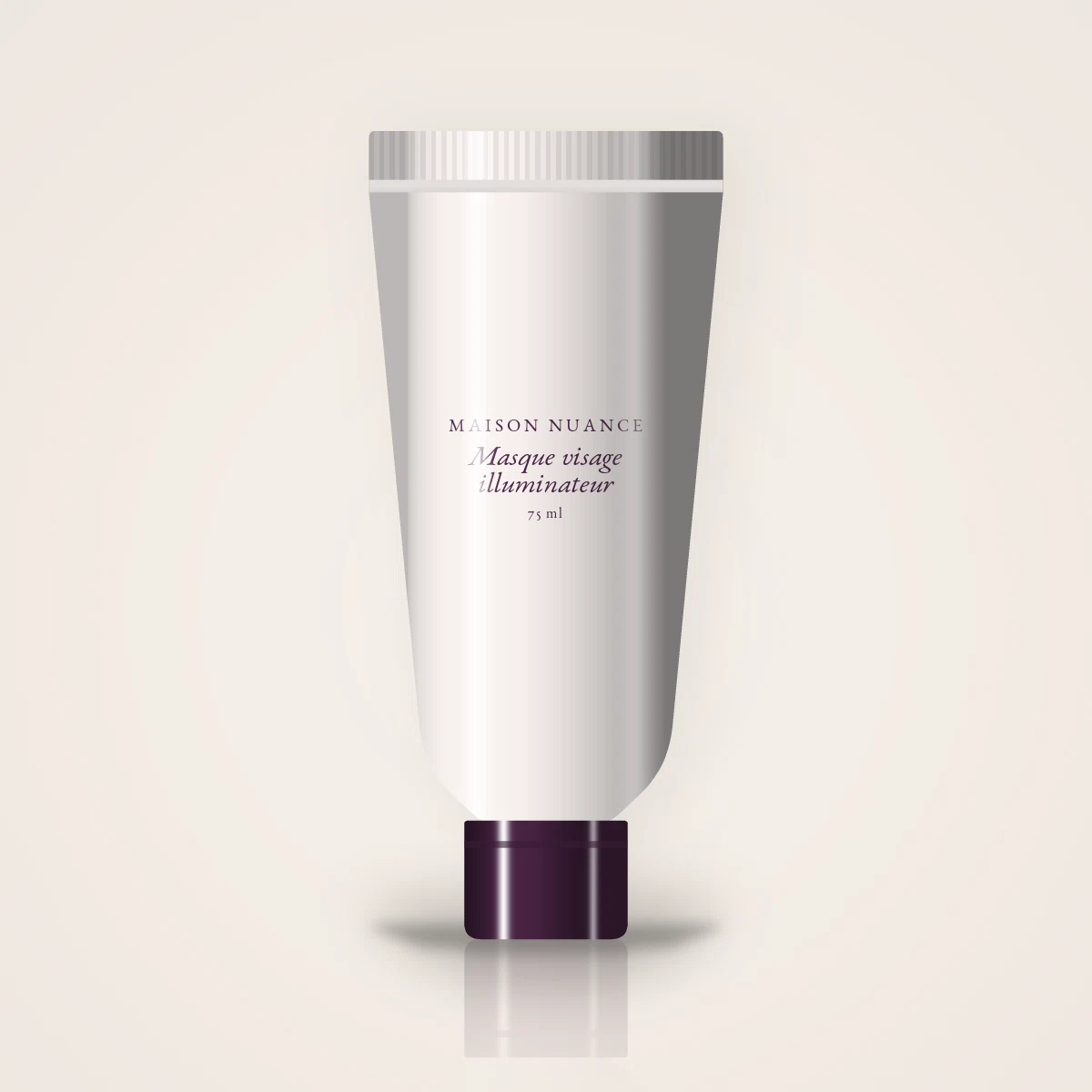 Masque visage illuminateur à la niacinamide – Maison Nuance, tube 75 ml
