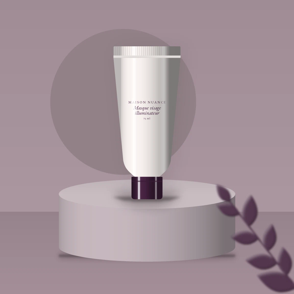 Masque visage illuminateur à la niacinamide – Maison Nuance, photo d'ambiance