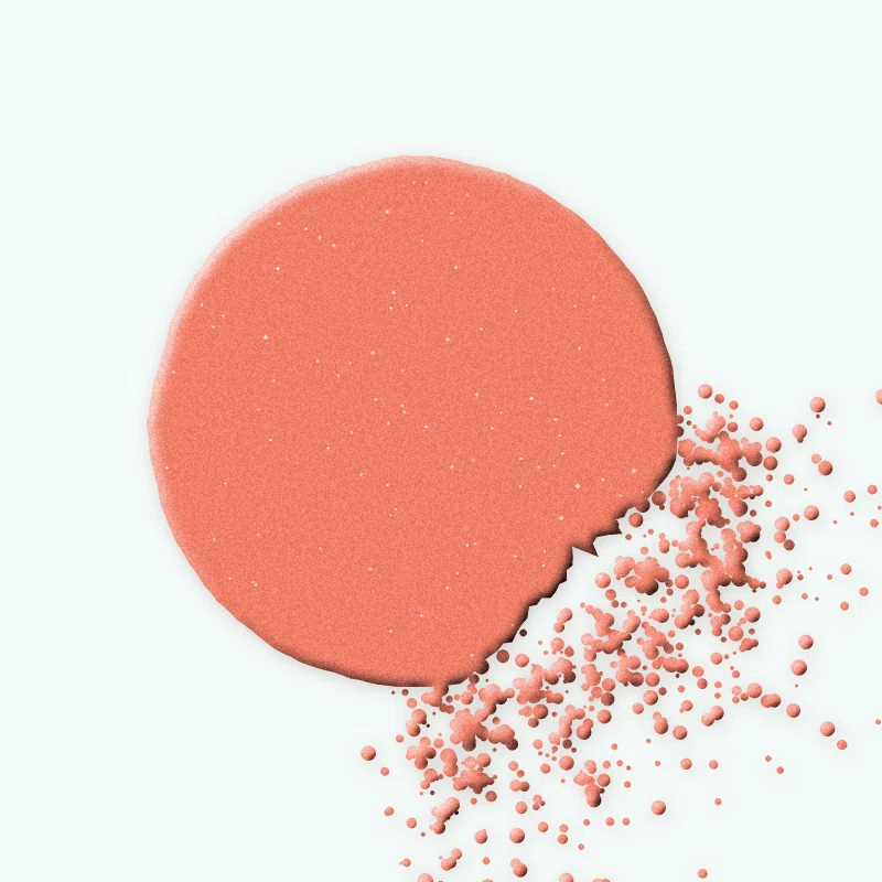 Blush sublimateur à la poudre de perle – Sanbit, aperçu de la teinte 05 Corail