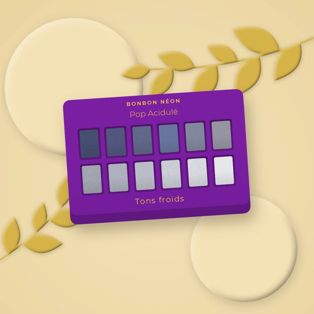 Palette yeux saisonnière Pop Acidulé – Bonbon Néon, photo d'ambiance