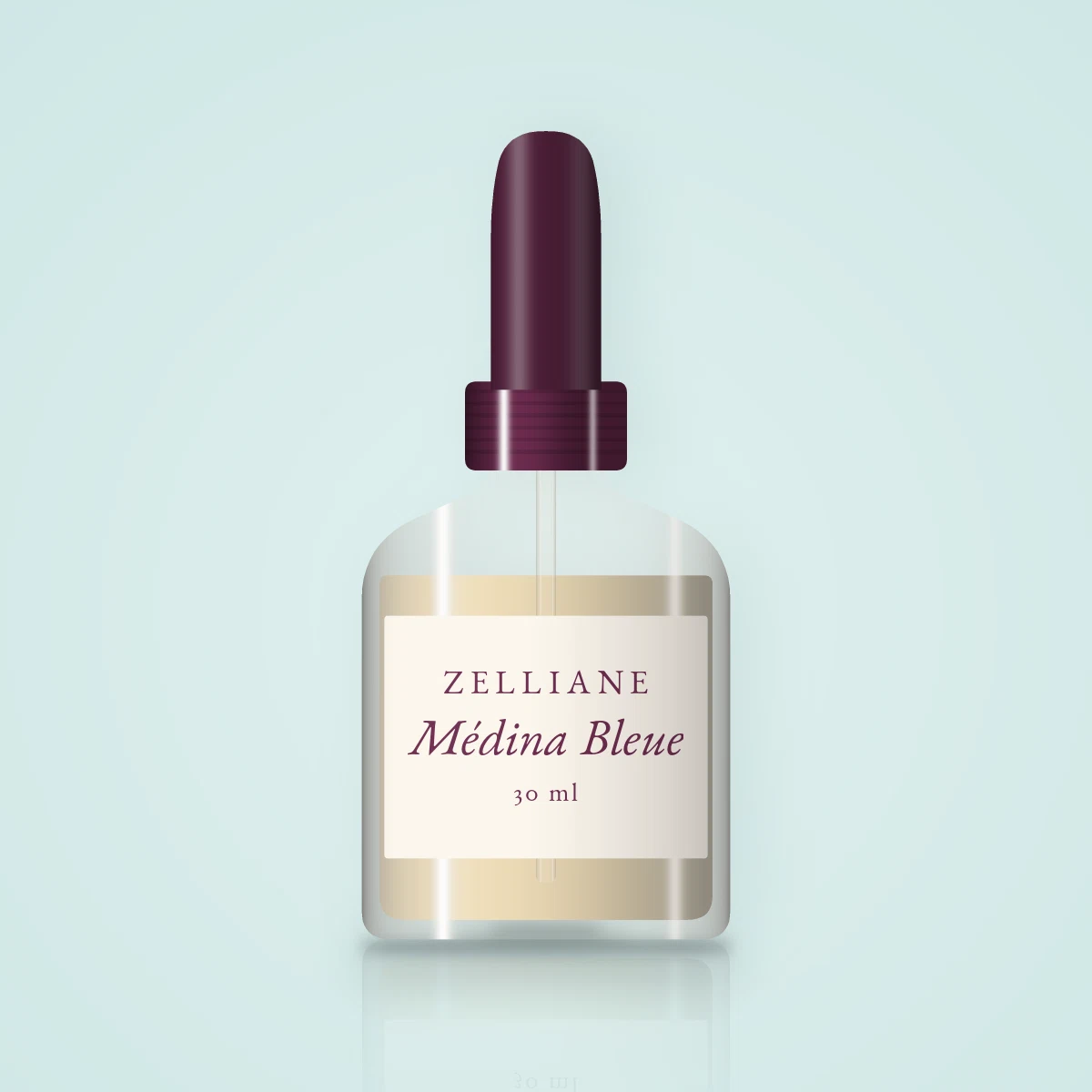 Sérum de nuit Médina Bleue – Zelliane, flacon compte-gouttes 30 ml