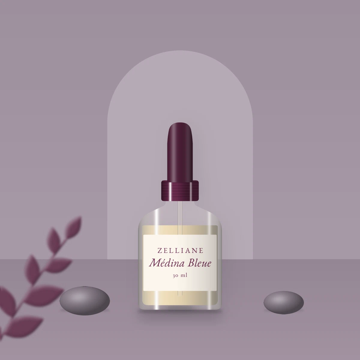 Sérum de nuit Médina Bleue – Zelliane, photo d'ambiance