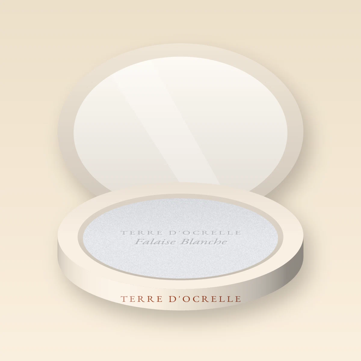 Enlumineur sublimateur Falaise Blanche – Terre d'Ocrelle, boîtier 4,5 g, teinte Opale