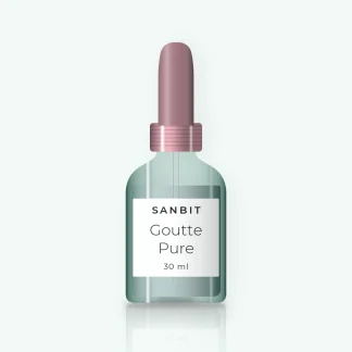 Sérum Goutte Pure à l'huile de rose musquée – Sanbit, flacon compte-gouttes 30 ml