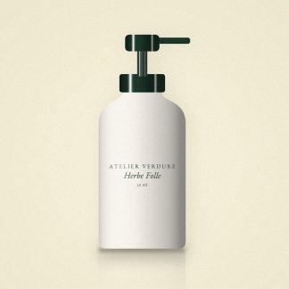 Sérum lissant Herbe Folle – Atelier Verdure, flacon-pompe 30 ml