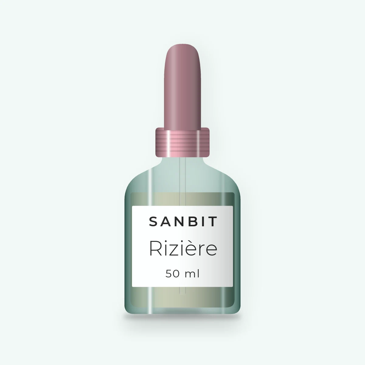 Sérum Rizière à l'huile de rose musquée – Sanbit, flacon compte-gouttes 50 ml