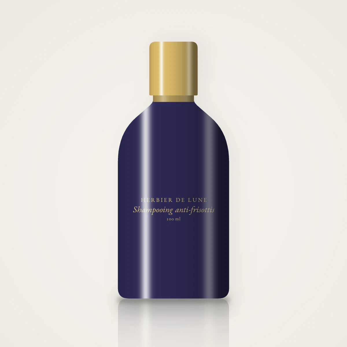 Shampooing anti-frisottis à l'extrait de romarin – Herbier de Lune, flacon 100 ml