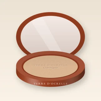 Poudre longue tenue Garrigue – Terre d'Ocrelle, boîtier 20 g, teinte 07 Beige naturel