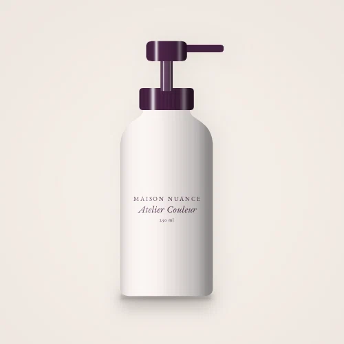 Lait corps Atelier Couleur à la provitamine B5 – Maison Nuance, flacon-pompe 250 ml