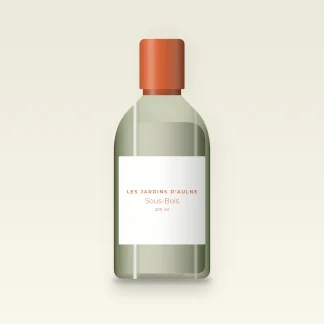 Nettoyant visage clarifiant Sous-Bois – Les Jardins d'Aulne, flacon 200 ml