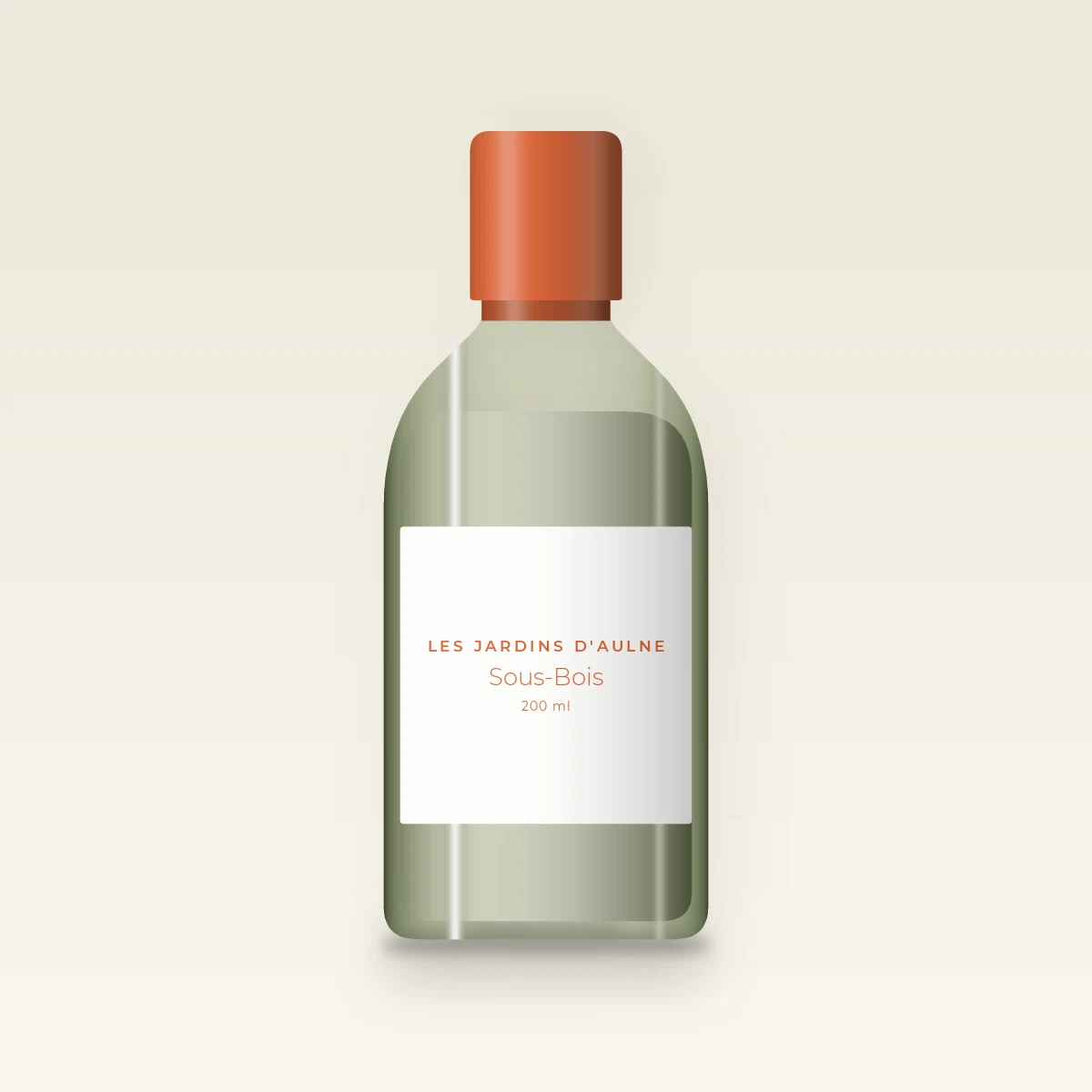 Nettoyant visage clarifiant Sous-Bois – Les Jardins d'Aulne, flacon 200 ml