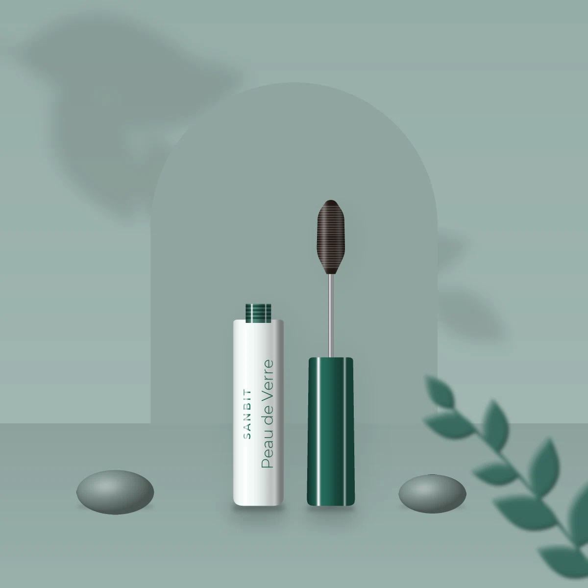 Mascara Peau de Verre fortifiant – Sanbit, photo d'ambiance