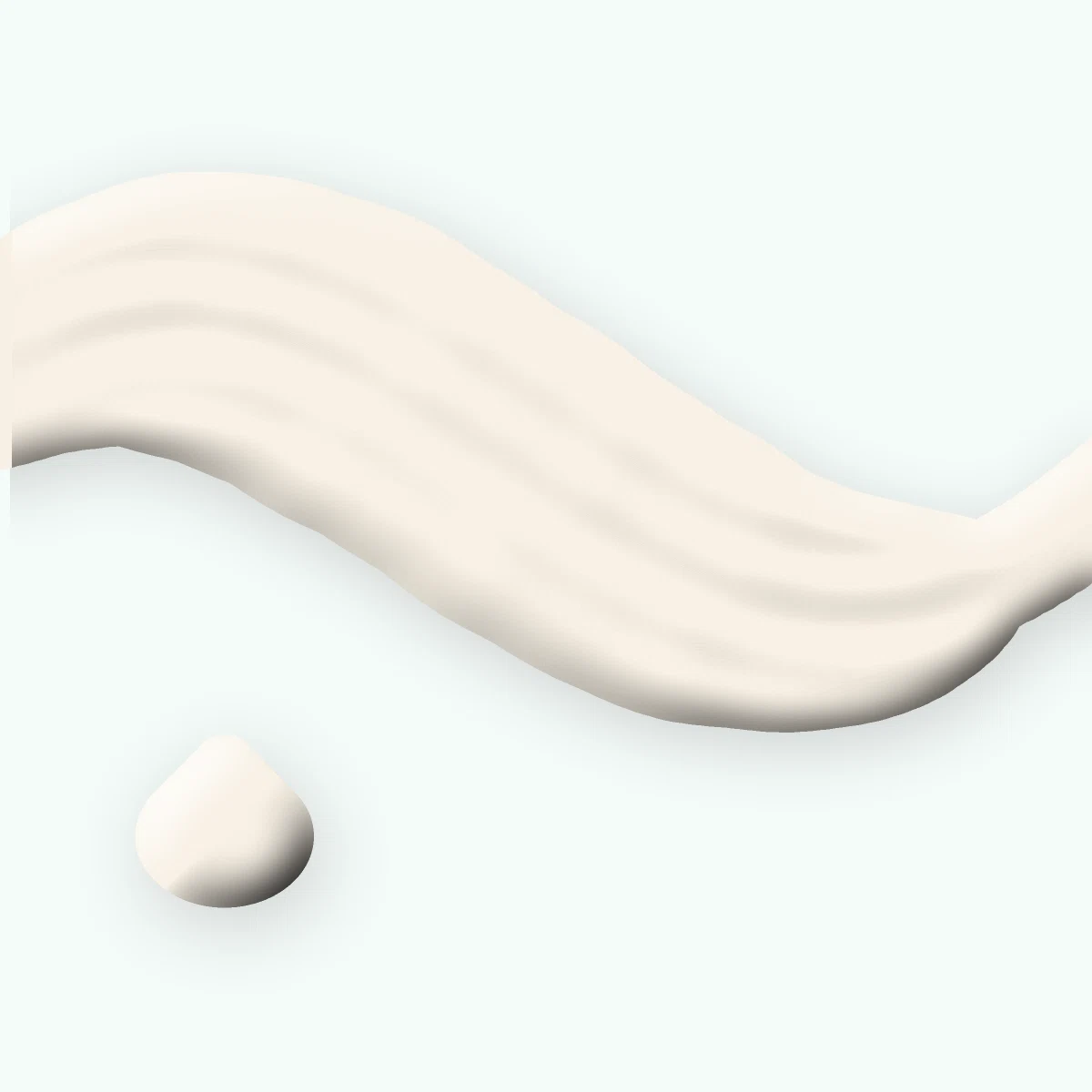 Crème solaire visage réconfortante à la niacinamide SPF 30 – Tendrelle, aperçu de la texture