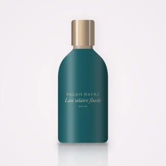 Lait solaire fluide à l'huile de sésame SPF 50+ – Palais Nacré, flacon 200 ml