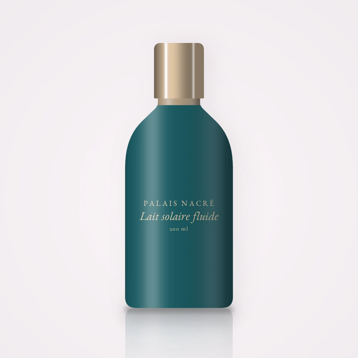 Lait solaire fluide à l'huile de sésame SPF 50+ – Palais Nacré, flacon 200 ml