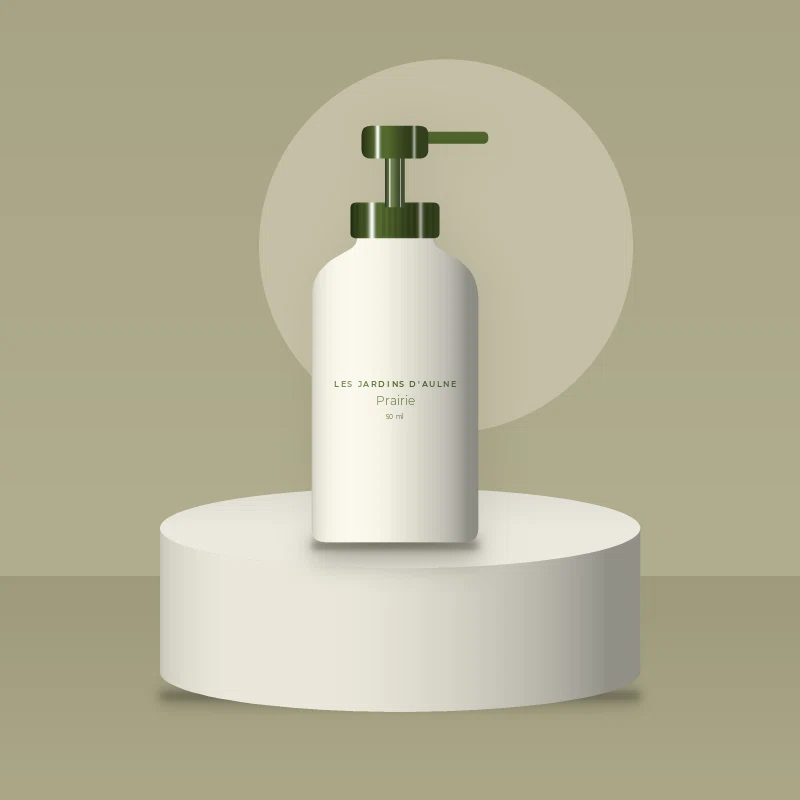 Crème solaire visage douce Prairie SPF 30 – Les Jardins d'Aulne, photo d'ambiance