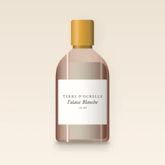 Gel douche et bain Falaise Blanche vivifiant – Terre d'Ocrelle, flacon 100 ml