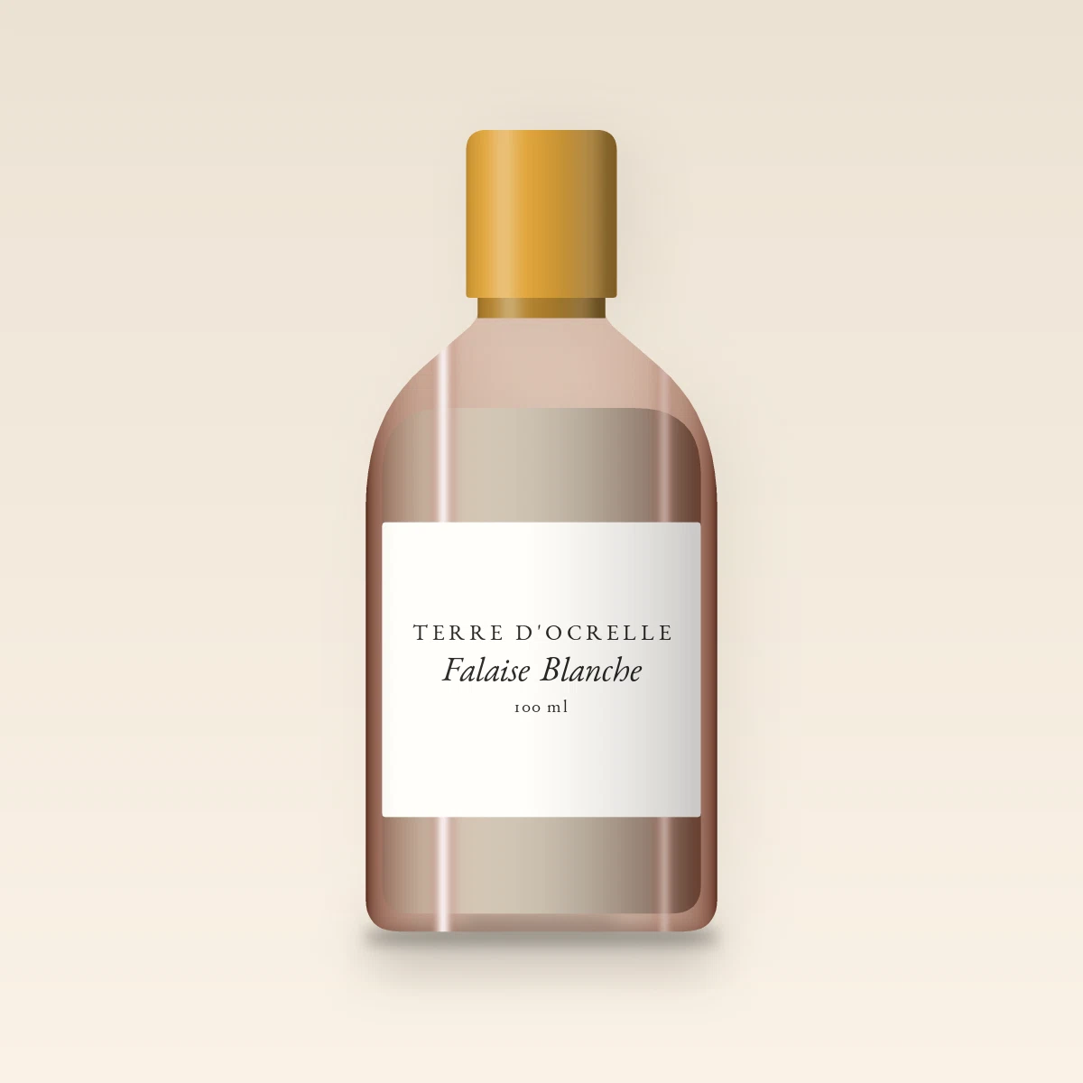 Gel douche et bain Falaise Blanche vivifiant – Terre d'Ocrelle, flacon 100 ml