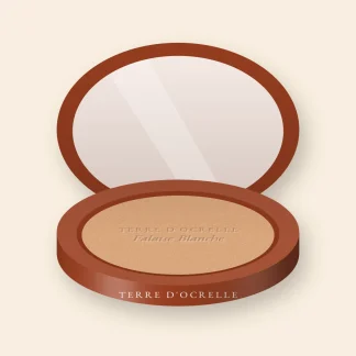 Terre de soleil Falaise Blanche confort – Terre d'Ocrelle, boîtier 10 g, teinte 01 Hâle léger