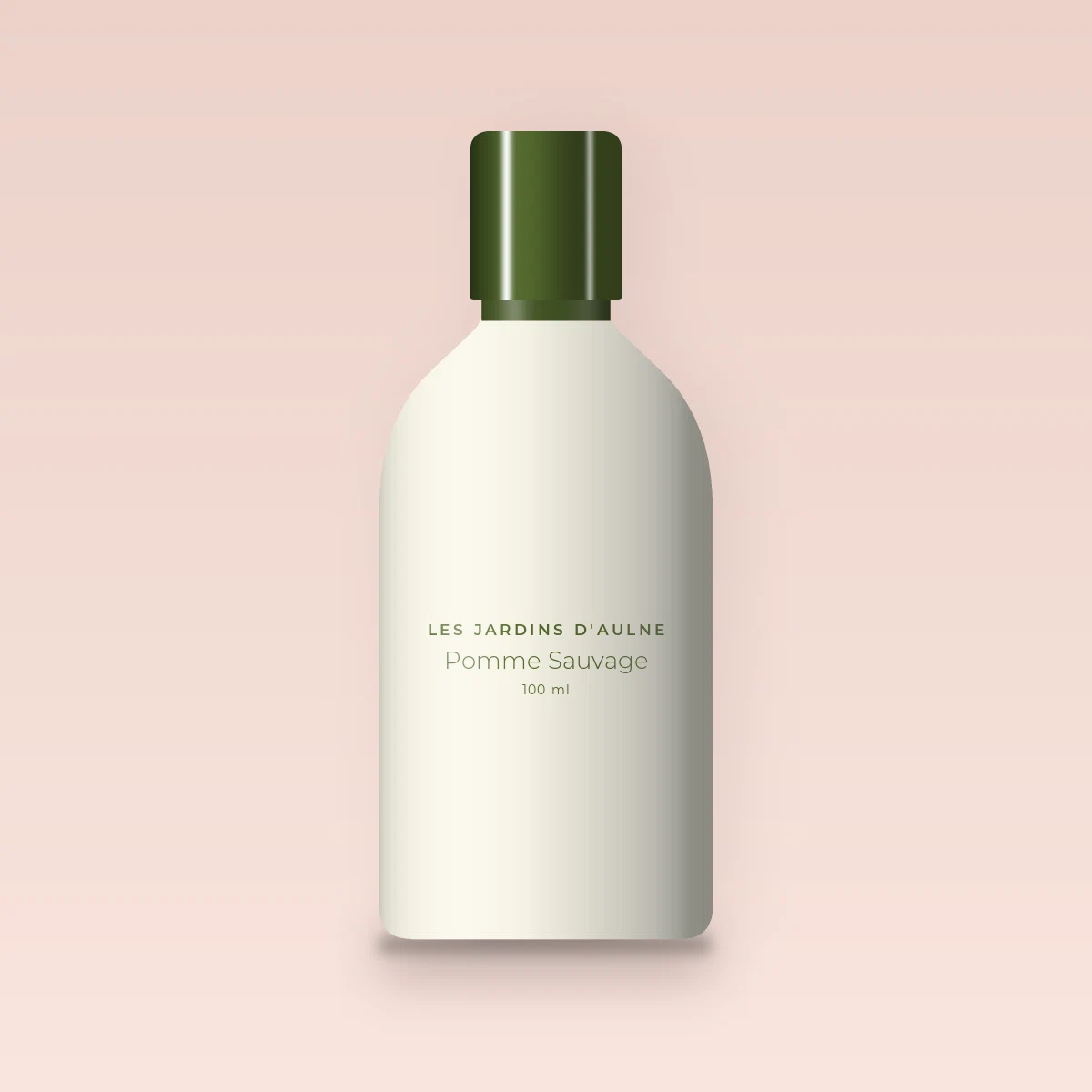 Gel douche Pomme Sauvage à l'huile d'argan – Les Jardins d'Aulne, flacon 100 ml
