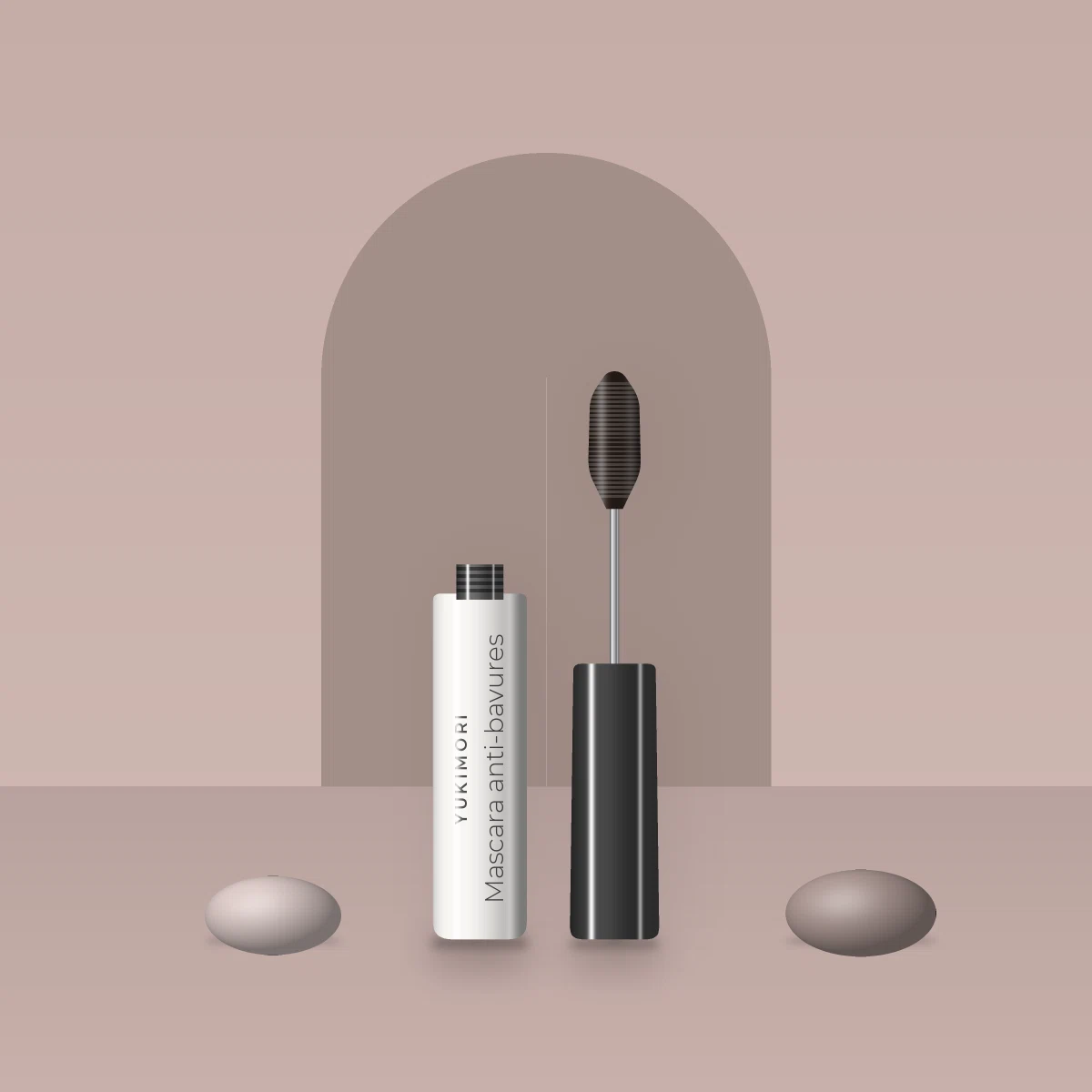 Mascara anti-bavures à l'huile de ricin – Yukimori, photo d'ambiance