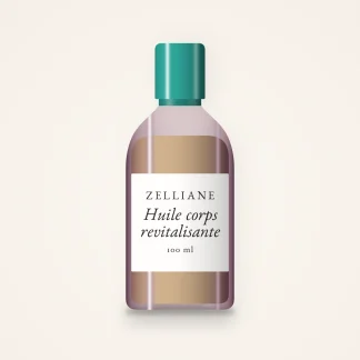 Huile corps revitalisante à la cameline – Zelliane, flacon 100 ml