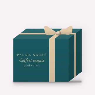 Coffret parfum exquis au cèdre de Virginie – Palais Nacré, 50 ml + 75 ml