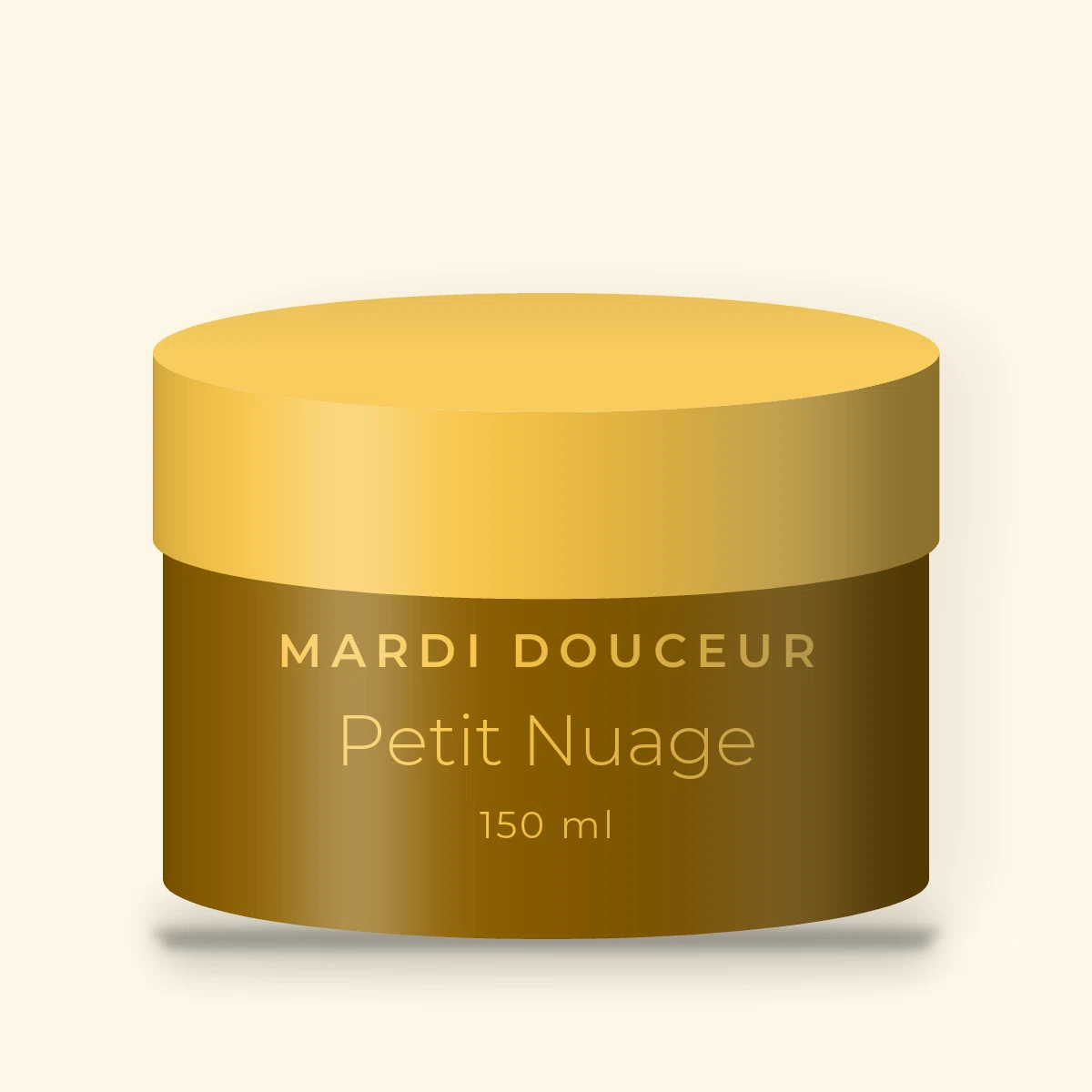 Masque capillaire Petit Nuage au beurre de cacao – Mardi Douceur, pot 150 ml