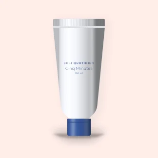 Masque visage Cinq Minutes au charbon végétal – Joli Quotidien, tube 100 ml