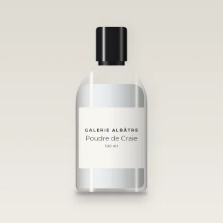 Poudre de Craie lotion tonique peaux sensibles – Galerie Albâtre, flacon 100 ml