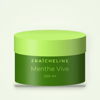 Crème coiffante démêlante Menthe Vive – Fraîcheline, pot 250 ml