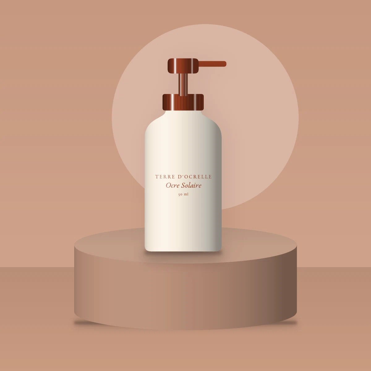 Crème hydratante désaltérante Ocre Solaire – Terre d'Ocrelle, photo d'ambiance