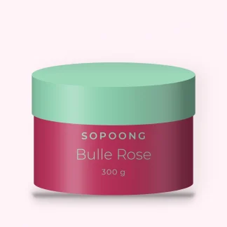 Gommage corps Bulle Rose confort au sucre – Sopoong, pot 300 g