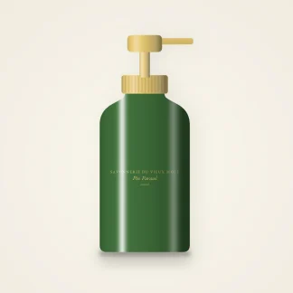 Lait corps Pin Parasol à l'huile de noyau d'abricot – Savonnerie du Vieux Môle, flacon-pompe 200 ml