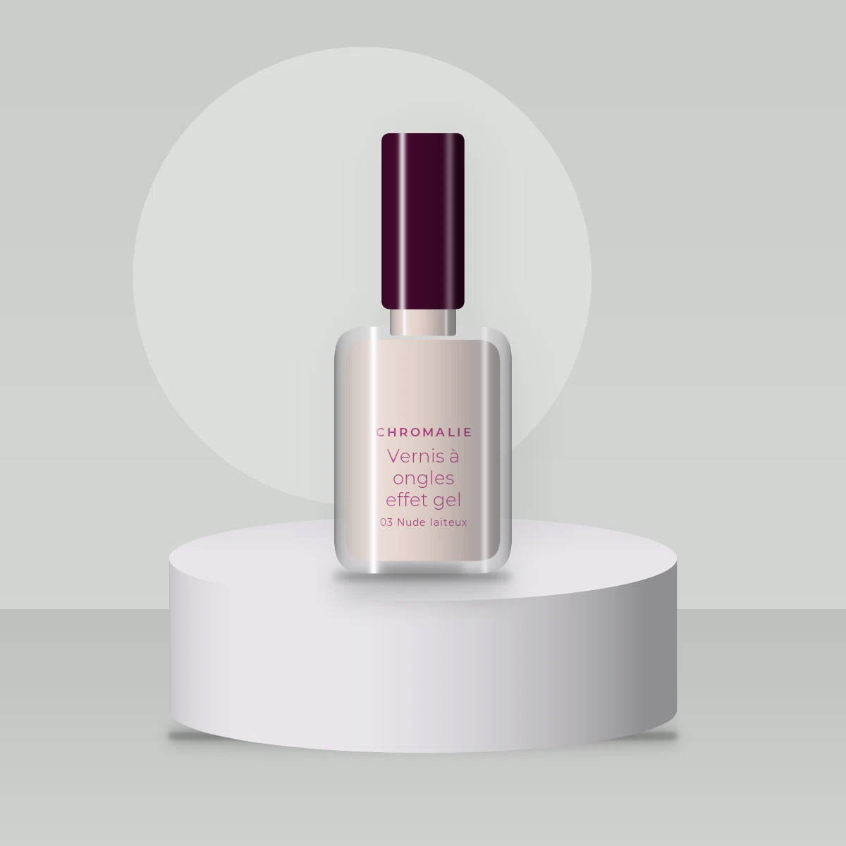 Vernis à ongles effet gel à l'huile d'avocat – Chromalie, photo d'ambiance