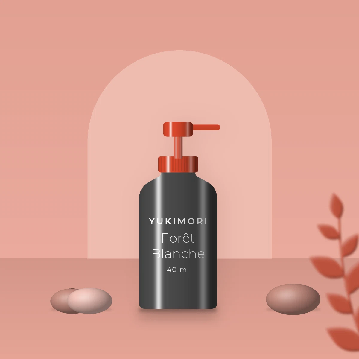 Crème hydratante douceur Forêt Blanche – Yukimori, photo d'ambiance