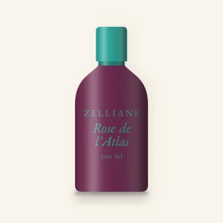 Shampooing hydratant Rose de l'Atlas – Zelliane, flacon 500 ml