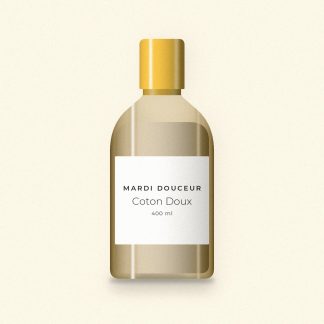 Après-shampooing Coton Doux à l'eau de rose – Mardi Douceur, flacon 400 ml