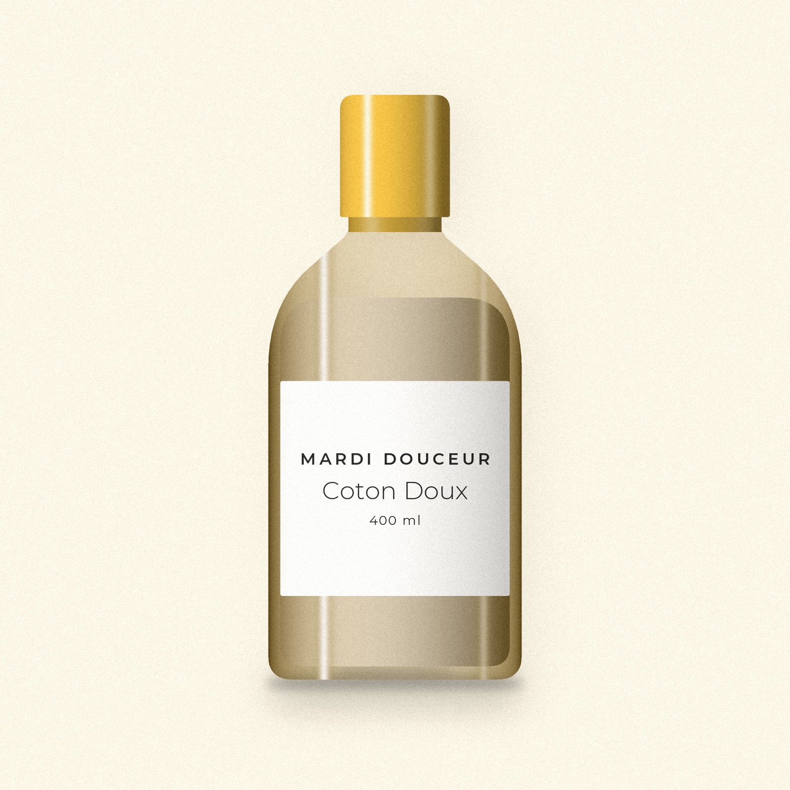Après-shampooing Coton Doux à l'eau de rose – Mardi Douceur, flacon 400 ml
