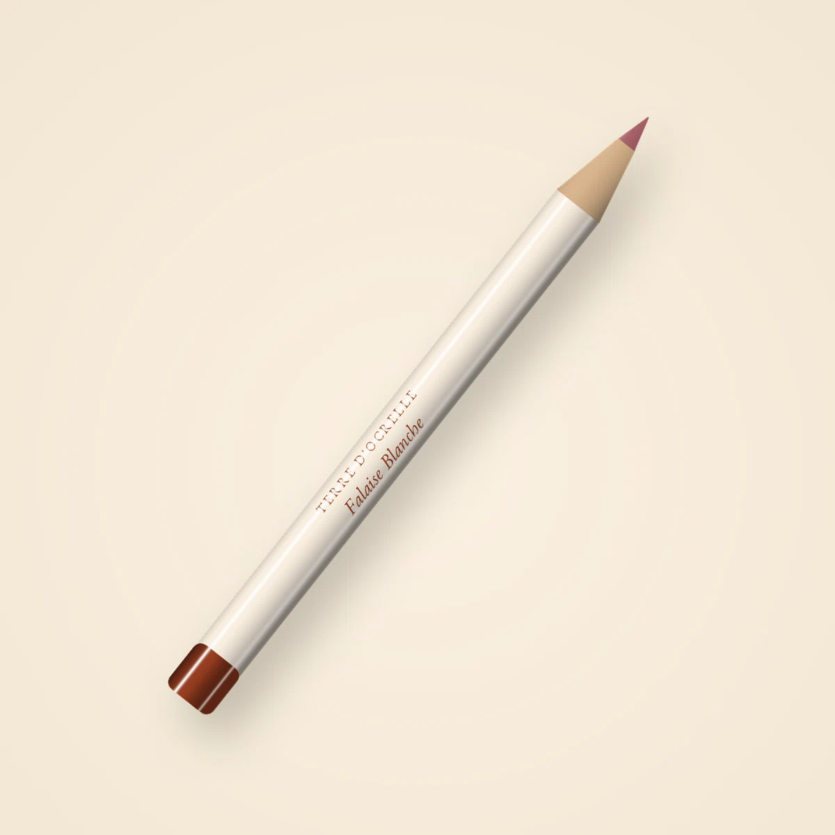 Crayon à lèvres confort Falaise Blanche – Terre d'Ocrelle, 1,2 g, teinte 03 Bois de rose