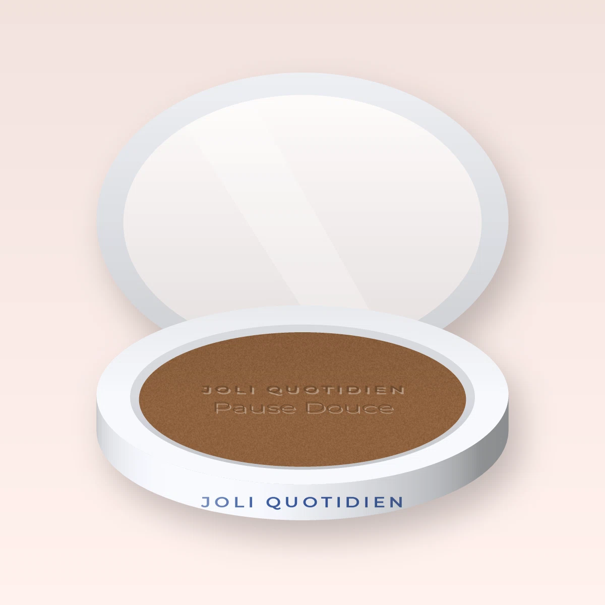 Poudre Pause Douce sans effet masque – Joli Quotidien, boîtier 12 g, teinte 13 Ambre