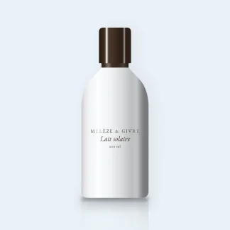 Lait solaire effet seconde peau à la vitamine E SPF 50 – Mélèze & Givre, flacon 200 ml