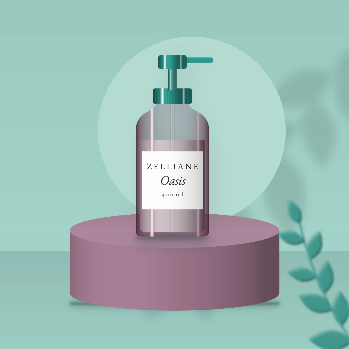 Nettoyant visage éclat Oasis – Zelliane, photo d'ambiance