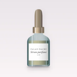 Sérum purifiant à la centella asiatica – Palais Nacré, flacon compte-gouttes 15 ml