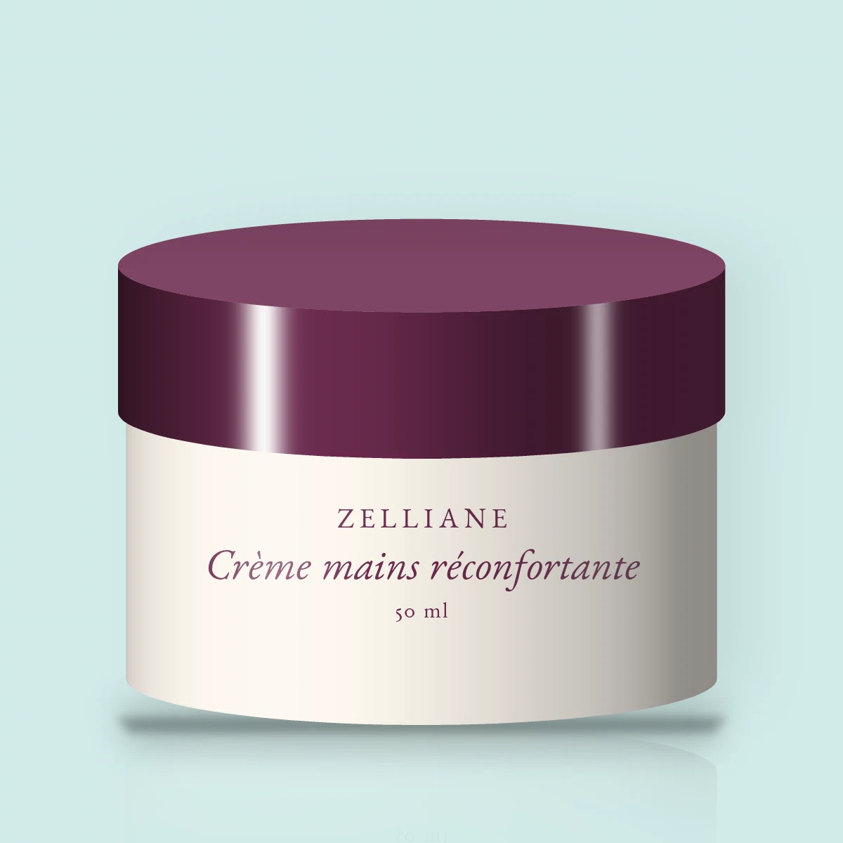 Crème mains réconfortante au thé vert – Zelliane, pot 50 ml