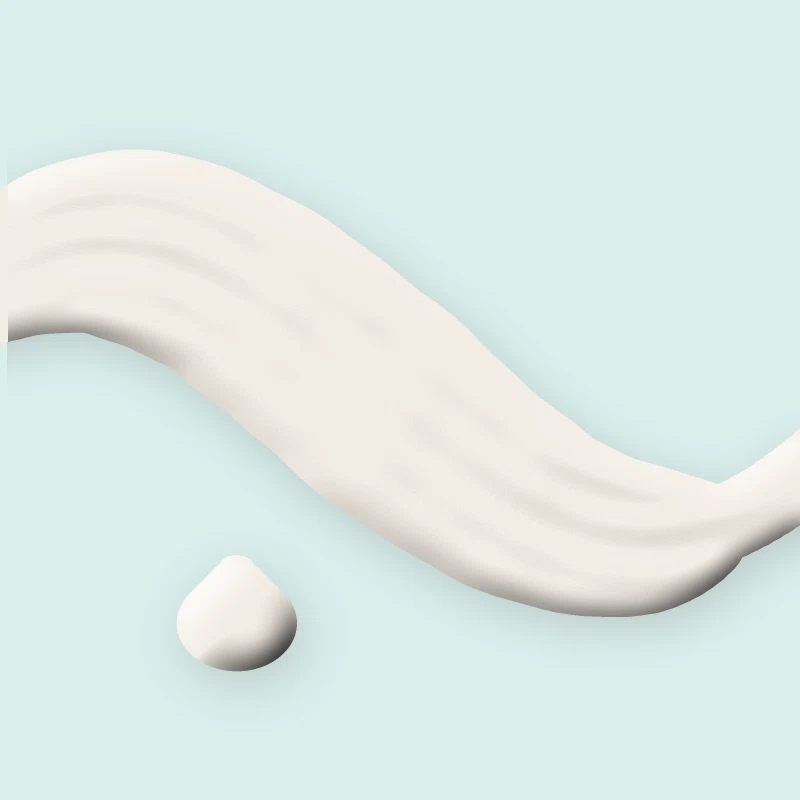 Crème mains réconfortante au thé vert – Zelliane, aperçu de la texture