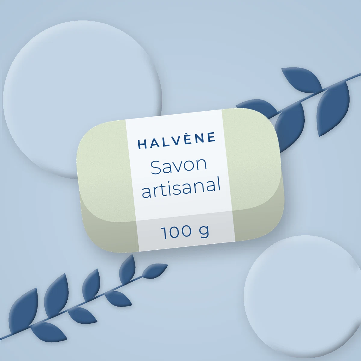 Savon artisanal à l'huile d'argan – Halvène, photo d'ambiance